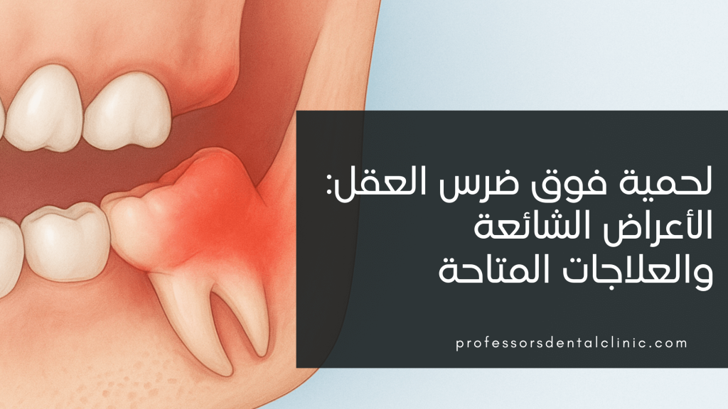 لحمية فوق ضرس العقل – الأسباب والعلاج والحلول الجذرية